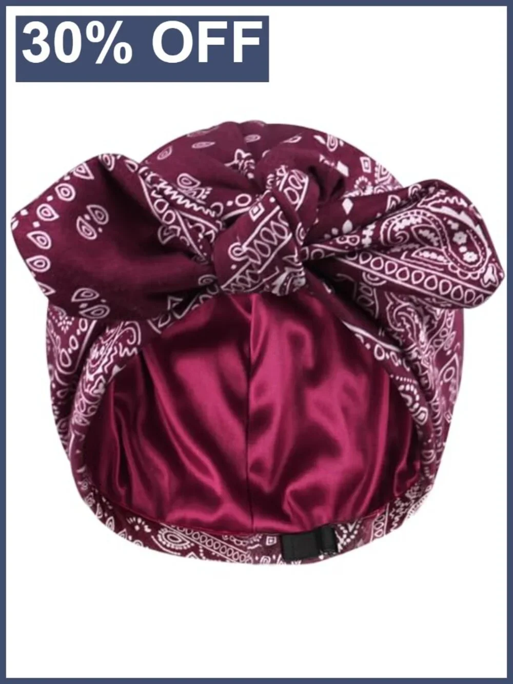 Satin Lined Beanie for Women Chemo Headwear Sleep Cap Cotton Spandex